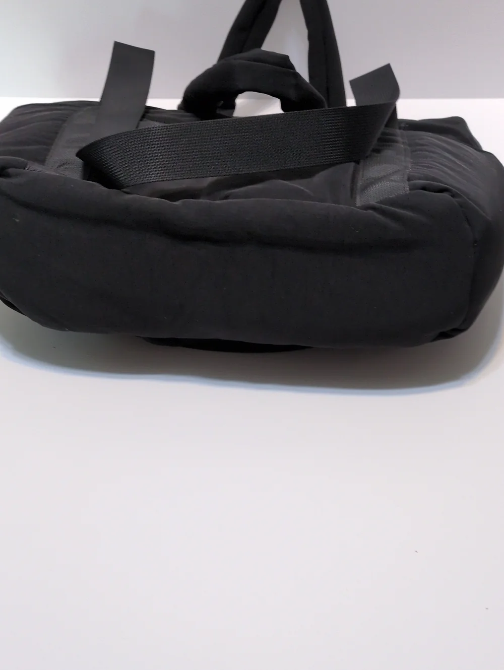 Black Quilted Multi Compartment Diaper Bag Tote Insulated Bottle Pocket
